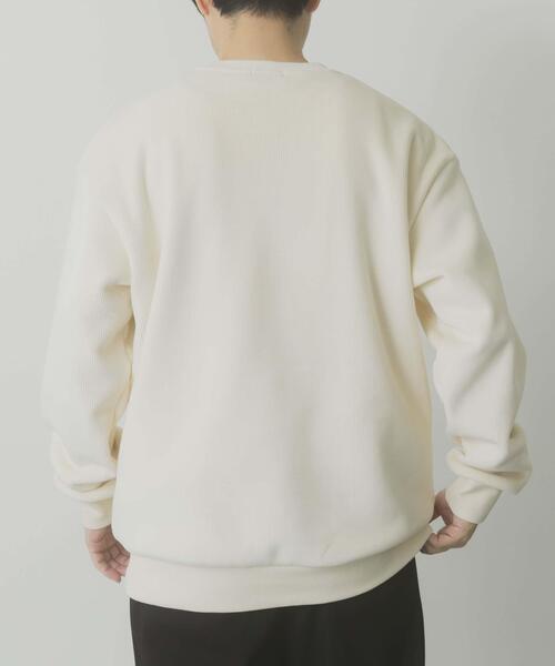 ITEMS URBANRESEARCH（アイテムズ アーバンリサーチ）の「発熱機能カットコール クルーネックTops（Tシャツ/カットソー・メンズ・モカ/ネイビー/ホワイト/ブラック・MEDIUM/LARGE）」の11枚目の写真