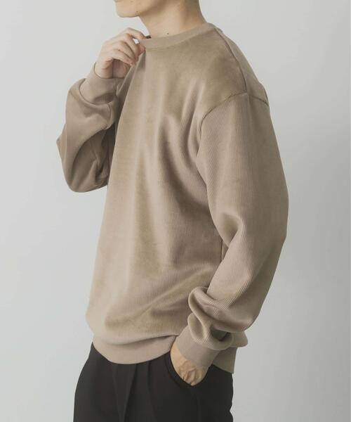 ITEMS URBANRESEARCH（アイテムズ アーバンリサーチ）の「発熱機能カットコール クルーネックTops（Tシャツ/カットソー・メンズ・モカ/ネイビー/ホワイト/ブラック・MEDIUM/LARGE）」の17枚目の写真