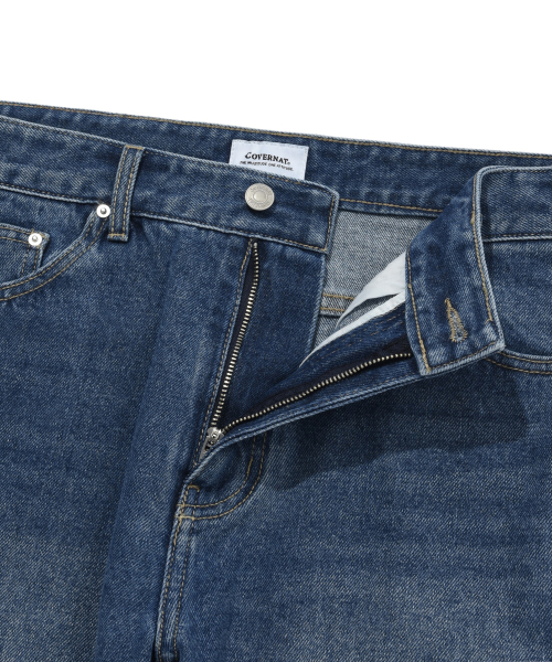 COVERNAT(カバーナット)の「ウォッシングデニムレギュラーパンツブルー(デニムパンツ・レディース・その他・X-LARGE/X-SMALL/LARGE/MEDIUM/SMALL)」の4枚目の写真