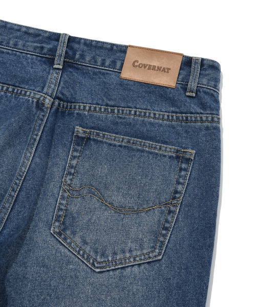 COVERNAT(カバーナット)の「ウォッシングデニムレギュラーパンツブルー(デニムパンツ・レディース・その他・X-LARGE/X-SMALL/LARGE/MEDIUM/SMALL)」の6枚目の写真