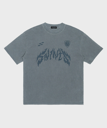 SPメタルピグメント半袖Tシャツブルー