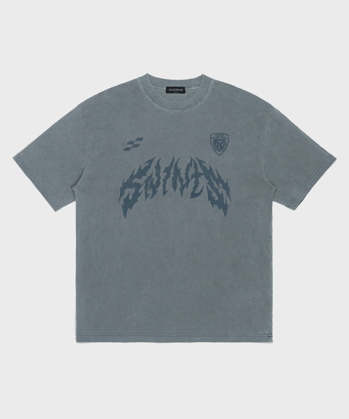 SAINTPAIN(セイントペイン)の「SPメタルピグメント半袖Tシャツブルー(Tシャツ/カットソー・レディース・その他・MEDIUM/LARGE/X-LARGE)」の1枚目の写真