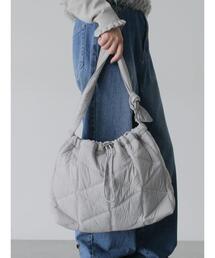 Samansa Mos2 blue | キルティングバッグ(ハンドバッグ)