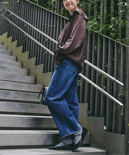 LE TALON(ルタロン)の「《追加2》ポインテッドワンストラップフラット(その他シューズ・レディース・ブラックミックス・25cm/24.5cm/24cm/23.5cm/23cm/22cm/21.5/22.5cm/25.5cm/26cm)」の11枚目の写真