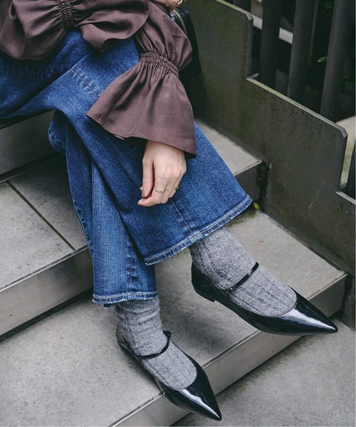 LE TALON(ルタロン)の「《追加2》ポインテッドワンストラップフラット(その他シューズ・レディース・ブラックミックス・25cm/24.5cm/24cm/23.5cm/23cm/22cm/21.5/22.5cm/25.5cm/26cm)」の15枚目の写真