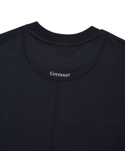 COVERNAT(カバーナット)の「トロピカルロゴTシャツネイビー(Tシャツ/カットソー・レディース・その他・X-SMALL/SMALL/MEDIUM/LARGE/X-LARGE/XX-LARGE)」の4枚目の写真