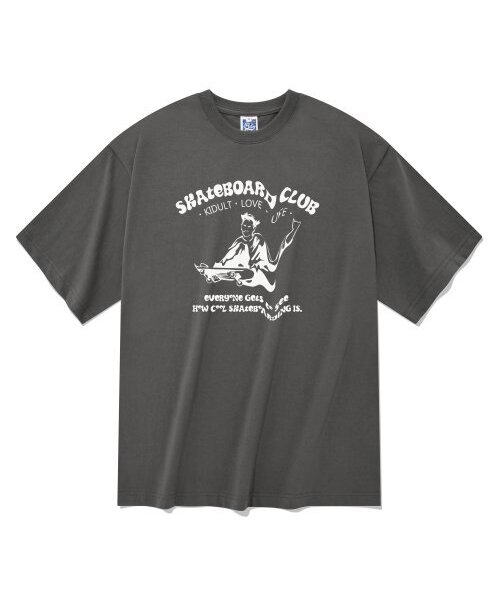 RADINEO(ラディネオ)の「ボードクラブ 半袖Tシャツ グレー(Tシャツ/カットソー・メンズ・その他・LARGE/MEDIUM/SMALL/X-LARGE)」の1枚目の写真