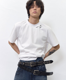 BLR（ビーエルアール）の「Destroyed Gradation Bleached Short Sleeve White（Tシャツ/カットソー）」