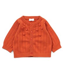 Ampersand（アンパサンド）の「透かし編みポップコーンニットカーディガン（カーディガン/ボレロ）」