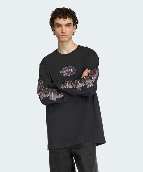 90s オルタナティブ スポーツ アーカイブ グラフィック長袖Tシャツ