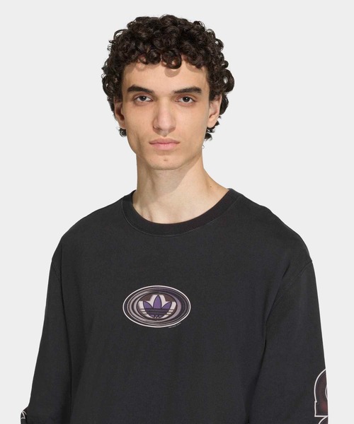 90s オルタナティブ スポーツ アーカイブ グラフィック長袖Tシャツ