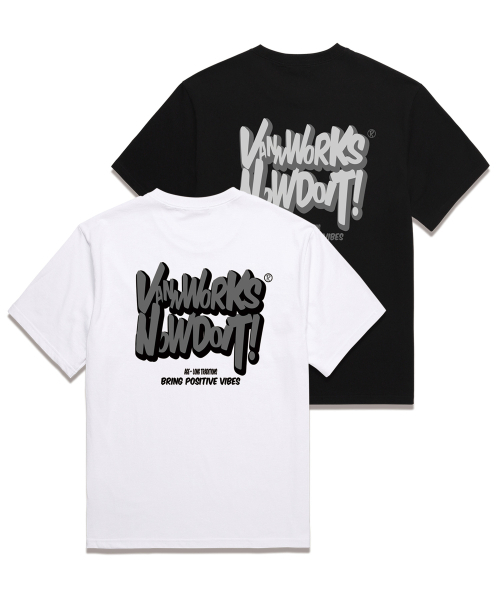 VANNWORKS（バンワークス）の「BRING NOW オーバーサイズ 半袖Tシャツ (VS0114) ホワイト（Tシャツ/カットソー・レディース・その他・LARGE/X-LARGE/XX-LARGE/SMALL/MEDIUM）」の5枚目の写真