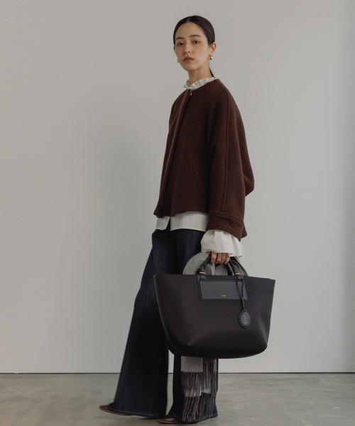 E'POR（エポール）の「【E'POR】BOAT BAG Large/A4対応・撥水・軽量・26SS新色（トートバッグ・レディース・ベージュ/ブラック・FREE）」の19枚目の写真