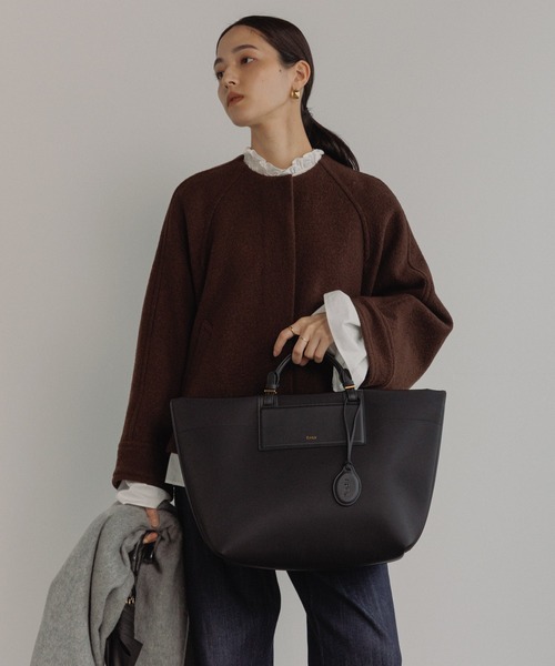 E'POR（エポール）の「【E'POR】BOAT BAG Large/A4対応・撥水・軽量・26SS新色（トートバッグ・レディース・ベージュ/ブラック・FREE）」の20枚目の写真