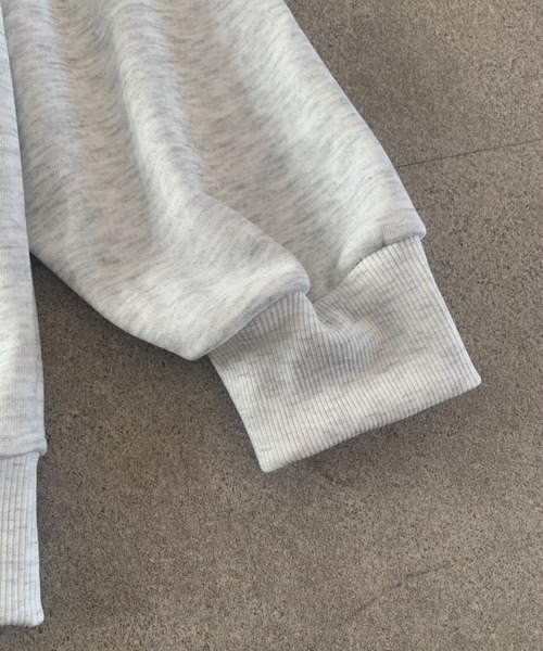 SHEPP（シープ）の「レトロデザインプリントロゴスウェット ロンT（Tシャツ/カットソー・レディース・アイボリー/ブラック/グレー/ホワイト/ネイビー・L/M）」の15枚目の写真