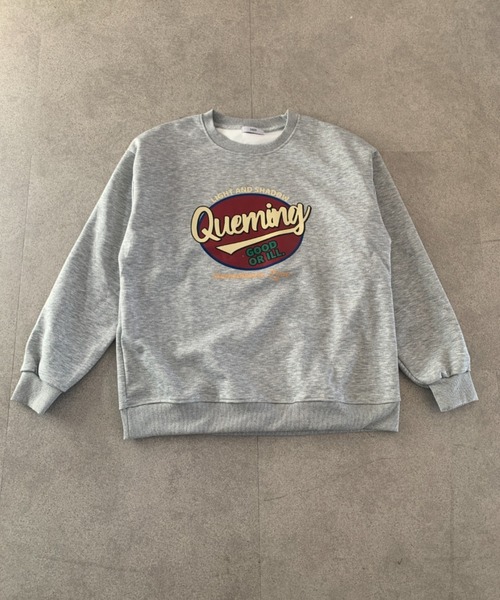 SHEPP（シープ）の「レトロデザインプリントロゴスウェット ロンT（Tシャツ/カットソー・レディース・アイボリー/ブラック/グレー/ホワイト/ネイビー・L/M）」の18枚目の写真