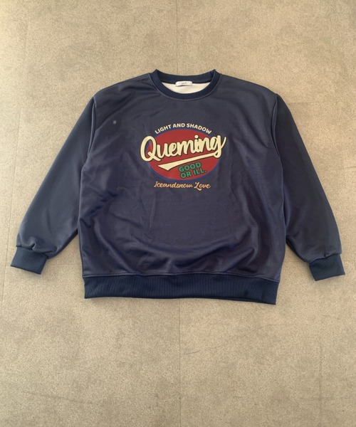 SHEPP（シープ）の「レトロデザインプリントロゴスウェット ロンT（Tシャツ/カットソー・レディース・アイボリー/ブラック/グレー/ホワイト/ネイビー・L/M）」の22枚目の写真