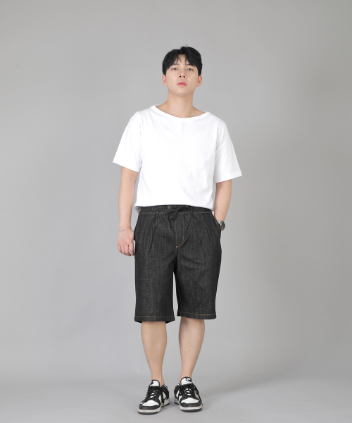 SAINTCREW(セントクルー)の「ピンタックショーツ EPS-350 ブラックデニム(その他パンツ・メンズ・その他・MEDIUM/LARGE/X-LARGE)」の6枚目の写真