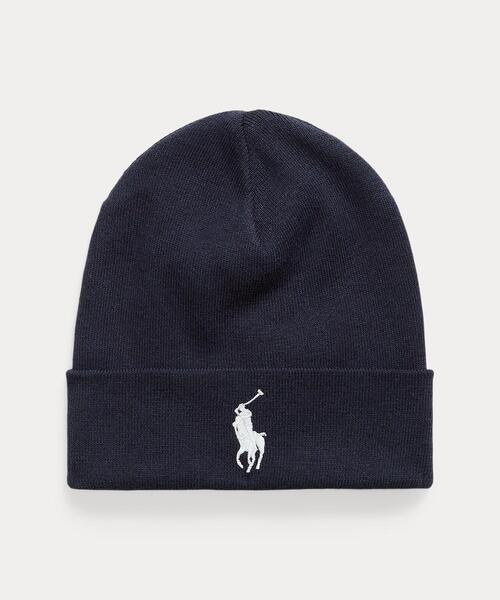 コームド コットン ビーニー（ニットキャップ/ビーニー）｜POLO RALPH