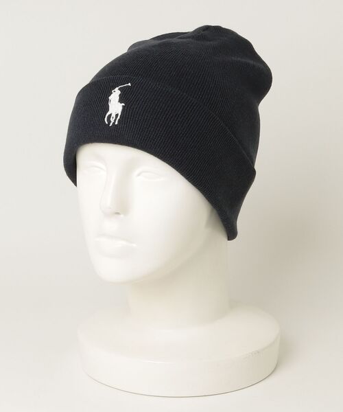 コームド コットン ビーニー（ニットキャップ/ビーニー）｜POLO RALPH