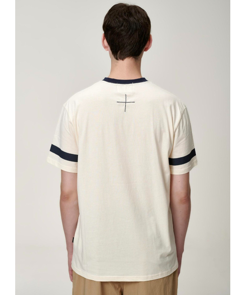 AOG PROJECT(エイオージープロジェクト)の「ライオンプリントTシャツ(クリーム)(Tシャツ/カットソー・メンズ・アイボリー・MEDIUM/X-LARGE/LARGE)」の2枚目の写真