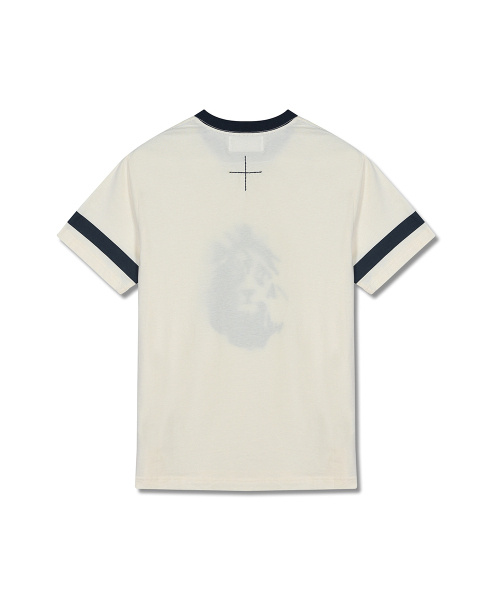 AOG PROJECT(エイオージープロジェクト)の「ライオンプリントTシャツ(クリーム)(Tシャツ/カットソー・メンズ・アイボリー・MEDIUM/X-LARGE/LARGE)」の3枚目の写真