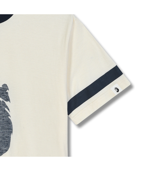 AOG PROJECT(エイオージープロジェクト)の「ライオンプリントTシャツ(クリーム)(Tシャツ/カットソー・メンズ・アイボリー・MEDIUM/X-LARGE/LARGE)」の7枚目の写真