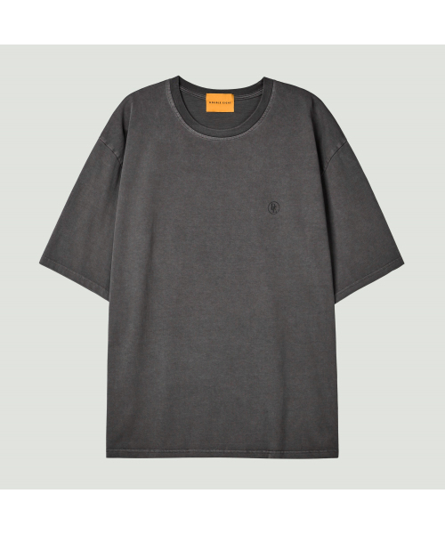DOUBLE EIGHT(ダブルエイト)の「DE ピグメント半袖オーバーフィット(チャコール)(Tシャツ/カットソー・メンズ・チャコール・FREE)」の2枚目の写真