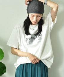 【UV・接触冷感】箔プリントTシャツ