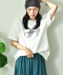 【UV・接触冷感】箔プリントＴシャツ