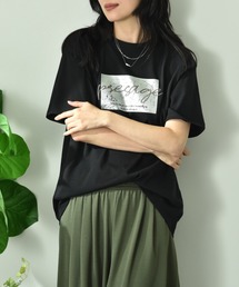 【UV・接触冷感】箔プリントＴシャツ