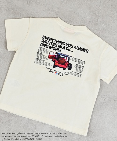 MARKEY'S（マーキーズ）の「【JEEP(R)】別注プリントTシャツ（Tシャツ/カットソー・キッズ・チャコール/オフホワイト/カーキ・150/140/130/120/110/100/90）」の10枚目の写真