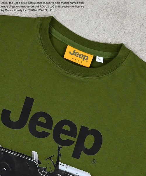 MARKEY'S（マーキーズ）の「【JEEP(R)】別注プリントTシャツ（Tシャツ/カットソー・キッズ・チャコール/オフホワイト/カーキ・150/140/130/120/110/100/90）」の11枚目の写真