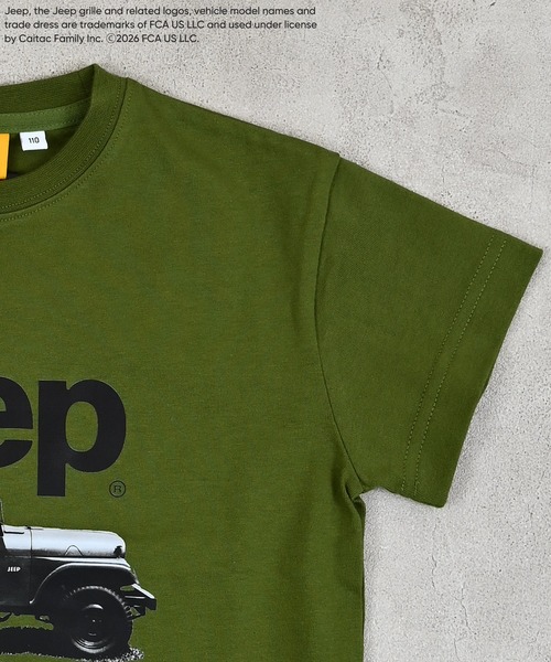 MARKEY'S（マーキーズ）の「【JEEP(R)】別注プリントTシャツ（Tシャツ/カットソー・キッズ・チャコール/オフホワイト/カーキ・150/140/130/120/110/100/90）」の12枚目の写真