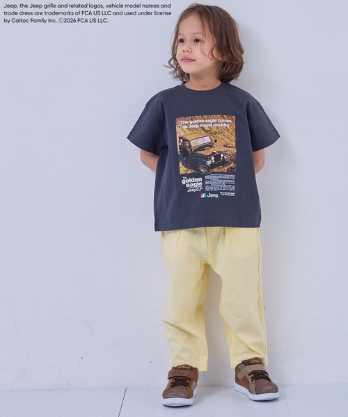 MARKEY'S（マーキーズ）の「【JEEP(R)】別注プリントTシャツ（Tシャツ/カットソー・キッズ・チャコール/オフホワイト/カーキ・150/140/130/120/110/100/90）」の8枚目の写真
