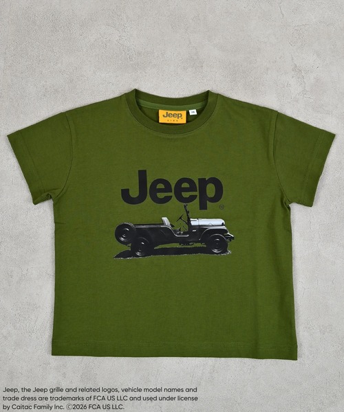 MARKEY'S（マーキーズ）の「【JEEP(R)】別注プリントTシャツ（Tシャツ/カットソー・キッズ・チャコール/オフホワイト/カーキ・150/140/130/120/110/100/90）」の15枚目の写真