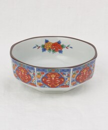 212 KITCHEN STORE | 八角中鉢 赤絵牡丹(食器)