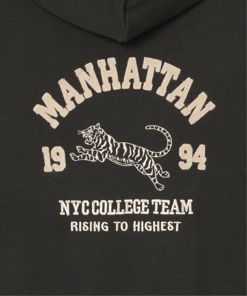 NO NEED(ノーニード)の「カレッジロゴトラジップパーカー(パーカー・メンズ・カーキ/ブラック/ナチュラル・LL/M/L)」の12枚目の写真