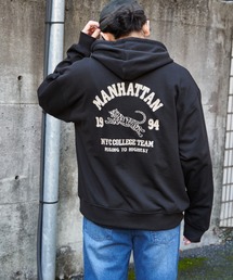 NO NEED | カレッジロゴトラジップパーカー(パーカー)