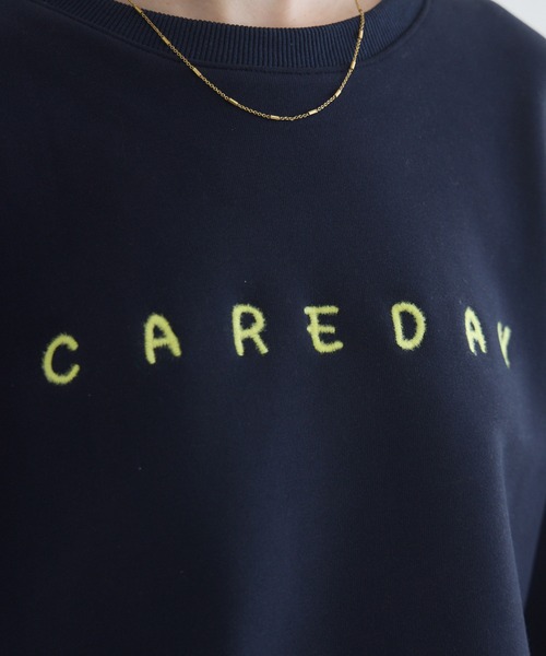 Paradise Picnic（パラダイスピクニック）の「テキストロゴ裏起毛プルオーバー（スウェット・レディース・ネイビー/チャコールグレー/グレー・FREE）」の22枚目の写真