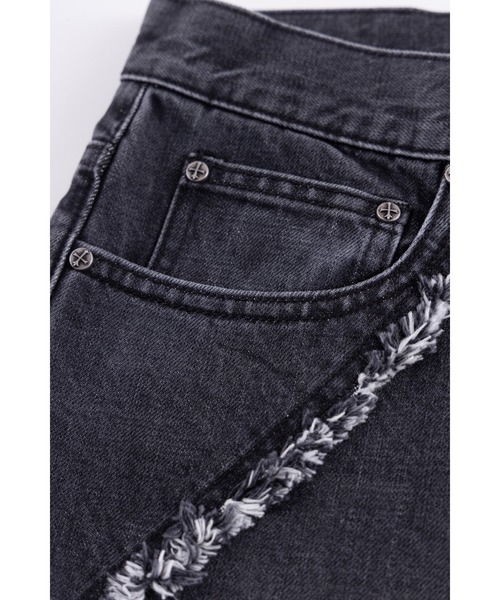 SUPPLIER（サプライヤー）の「バギーデニム｜Curve Switching Baggy Denim Pants｜SUPPLIER（デニムパンツ・メンズ・ブラック・MEDIUM/SMALL/X-LARGE/LARGE）」の6枚目の写真