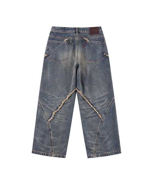 SUPPLIER（サプライヤー）の「バギーデニム｜Curve Switching Baggy Denim Pants｜SUPPLIER（デニムパンツ・メンズ・ブラック・MEDIUM/SMALL/X-LARGE/LARGE）」の15枚目の写真