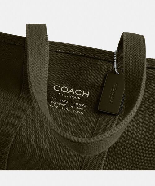COACH(コーチ)の「ユーティリティー トート(トートバッグ・メンズ・グリーン系その他・ONE)」の8枚目の写真