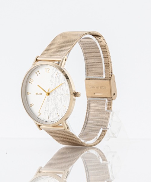 KLON(クローン)の「KLON CONNECTION HALFGRAIN LATTER GOLD EDITION 38mm(アナログ腕時計・レディース・ゴールド・FREE)」の3枚目の写真