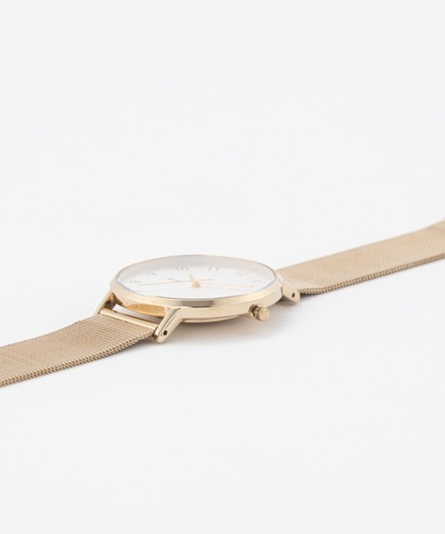 KLON(クローン)の「KLON CONNECTION HALFGRAIN LATTER GOLD EDITION 38mm(アナログ腕時計・レディース・ゴールド・FREE)」の4枚目の写真