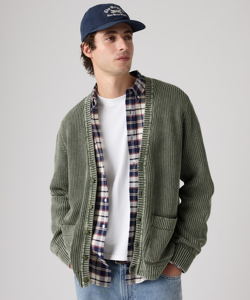 Levi's(リーバイス)の「Levi's/リーバイス バレンシアカーディガン(カーディガン/ボレロ・メンズ・カーキ・XL/L/M/S)」の1枚目の写真