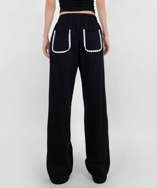 Nancy Londonスウェットパンツ　黒　XLサイズ Yetina | イエティナ Sweat Pants-relax fit