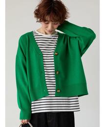 Lugnoncure | ソフトタッチニットVネックショートカーディガン(カーディガン/ボレロ)