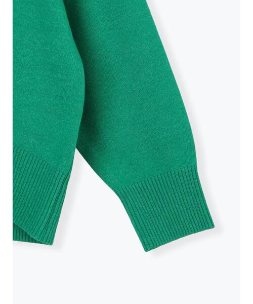 Lugnoncure(ルノンキュール)の「ソフトタッチニットVネックショートカーディガン(カーディガン/ボレロ・レディース・グリーン/ピンク/ブラック/グレー・F)」の12枚目の写真