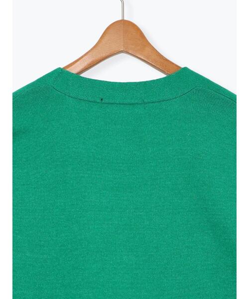 Lugnoncure(ルノンキュール)の「ソフトタッチニットVネックショートカーディガン(カーディガン/ボレロ・レディース・グリーン/ピンク/ブラック/グレー・F)」の14枚目の写真